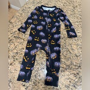 Bums & Roses NATURAL BAMBOO Romper - Creepin' It Real Onesie - Halloween